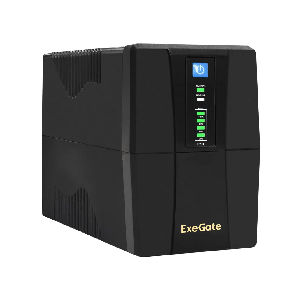 Источник бесперебойного питания ExeGate (EX292764RUS), SpecialPro UNB-600.LED.AVR.2SH.RJ.USB
Источник бесперебойного питания ExeGate (EX292764RUS), SpecialPro UNB-600.LED.AVR.2SH.RJ.USB