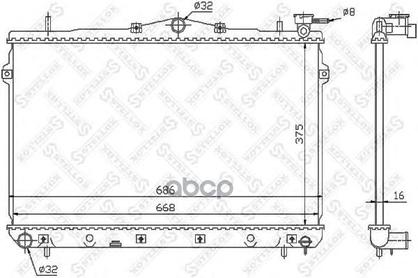 10-25304-Sx Радиатор Системы Охлаждения Мкпп Hyundai Elantra 96-00/Coupe 96-00 1.6/2.0
10-25304-Sx Радиатор Системы Охлаждения Мкпп Hyundai Elantra 96-00/Coupe 96-00 1.6/2.0