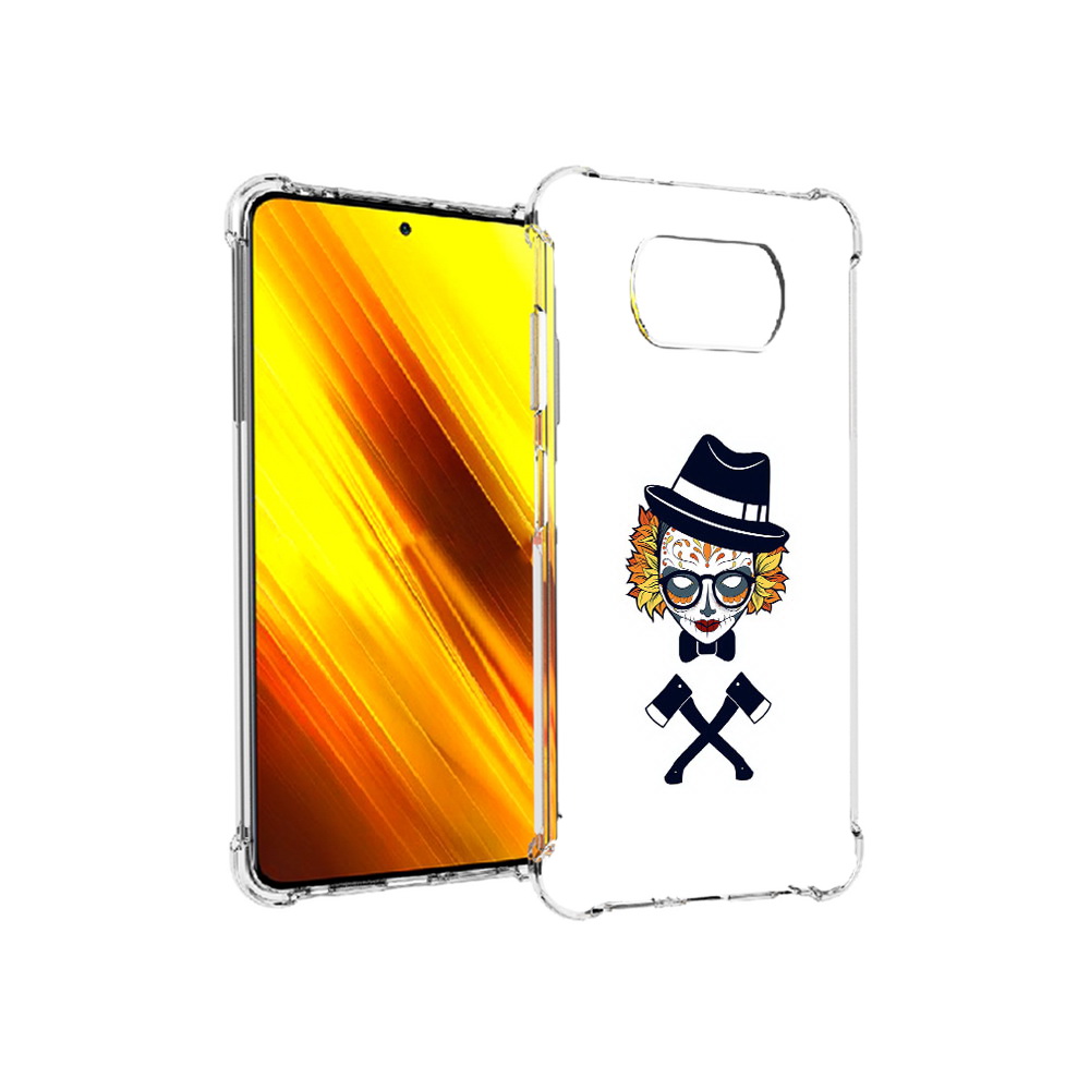 Чехол MyPads Tocco для Xiaomi Poco X3 девушка в маске с топорами рисунок, Прозрачный, Tocco
Чехол MyPads Tocco для Xiaomi Poco X3 девушка в маске с топорами рисунок, Прозрачный, Tocco