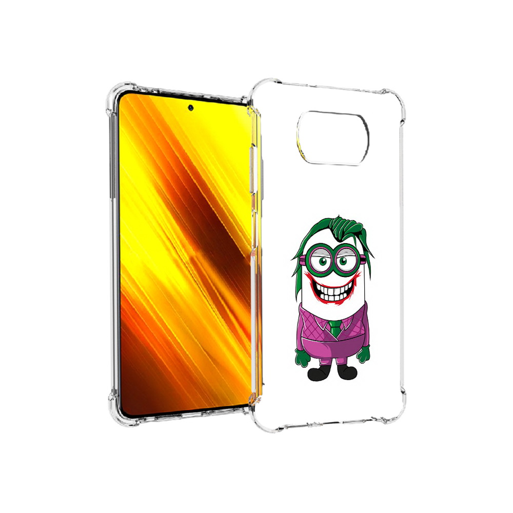 Чехол MyPads Tocco для Xiaomi Poco X3 джокер миньон (PT154881.262.322), Прозрачный, Tocco
Чехол MyPads Tocco для Xiaomi Poco X3 джокер миньон (PT154881.262.322), Прозрачный, Tocco