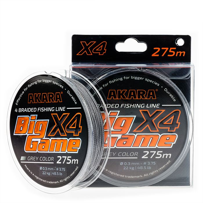 Шнур рыболовный плетеный Akara Big Game Gray 275 м 0,40, Серый, Big Game Gray 275м.
Шнур рыболовный плетеный Akara Big Game Gray 275 м 0,40, Серый, Big Game Gray 275м.