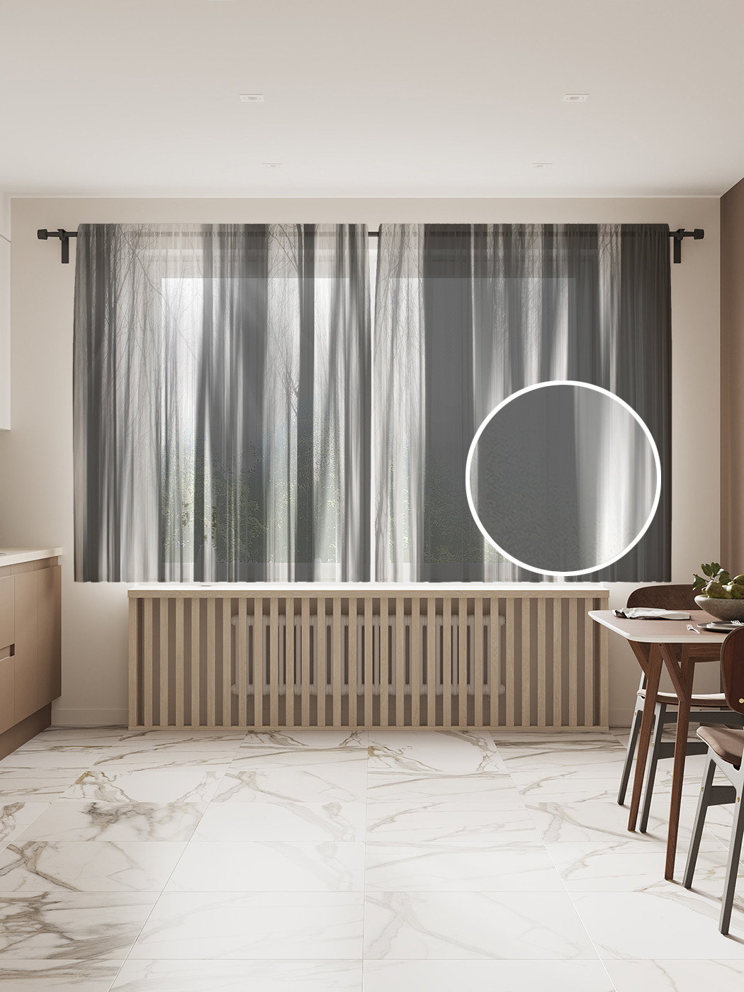 Фототюль JoyArty "Лес в половодье", 145x180 см (2 полотна со шторной лентой + 50 крючков), Лес в половодье 
Фототюль JoyArty "Лес в половодье", 145x180 см (2 полотна со шторной лентой + 50 крючков), Лес в половодье