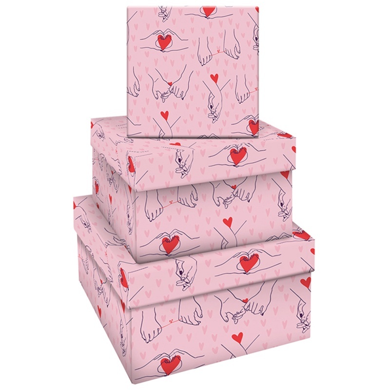 Набор квадратных коробок MESHU Falling in love, 3в1, 19,5х19,5х11-15,5х15,5х9 см, Розовый
Набор квадратных коробок MESHU Falling in love, 3в1, 19,5х19,5х11-15,5х15,5х9 см, Розовый