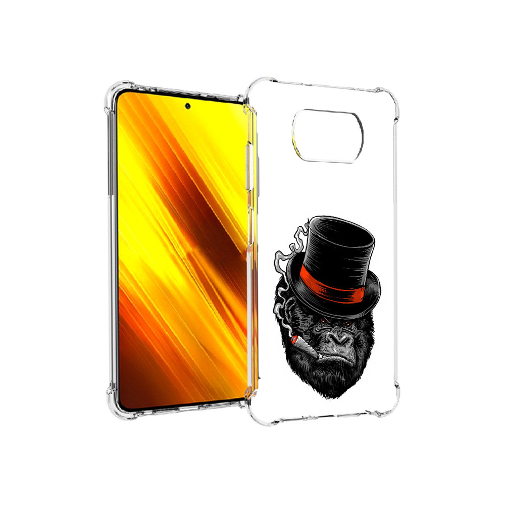 Чехол MyPads Tocco для Xiaomi Poco X3 дизайнерская горилла (PT154881.262.431), Прозрачный, Tocco
Чехол MyPads Tocco для Xiaomi Poco X3 дизайнерская горилла (PT154881.262.431), Прозрачный, Tocco