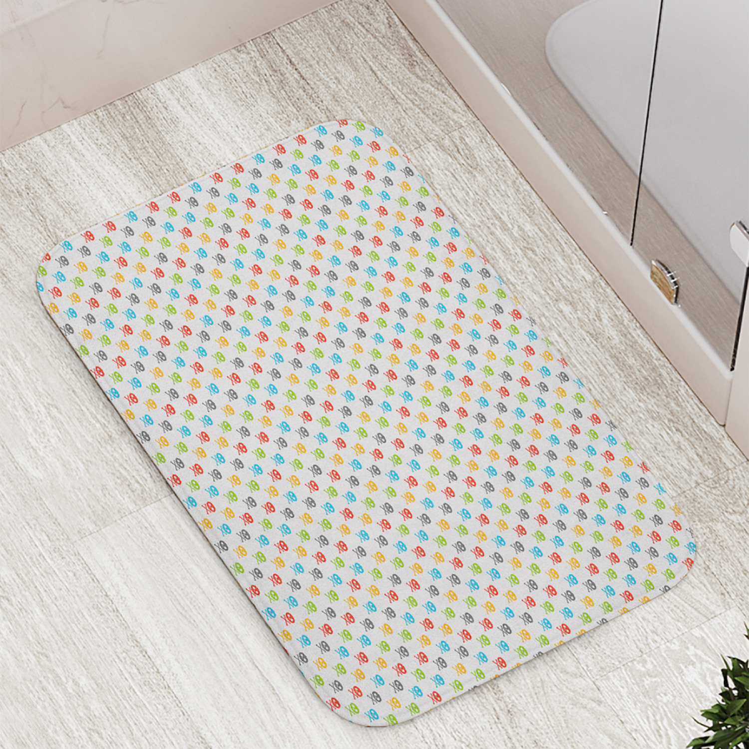 Коврик JoyArty "Цветные черепа с костями" для ванной, сауны, бассейна, 77х52 см, Цветные черепа с костями
Коврик JoyArty "Цветные черепа с костями" для ванной, сауны, бассейна, 77х52 см, Цветные черепа с костями