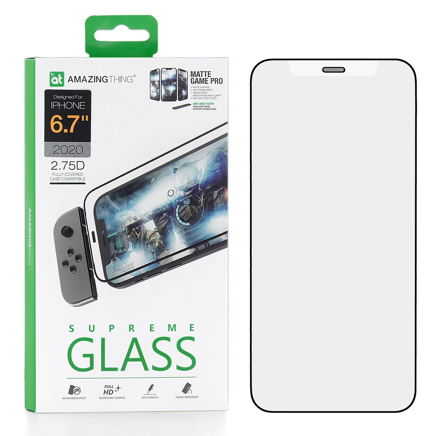 Защитное стекло для iPhone 12 Pro Max Amazingthing Silk Pure Matte Anti-Dust Filter Black
Защитное стекло для iPhone 12 Pro Max Amazingthing Silk Pure Matte Anti-Dust Filter Black