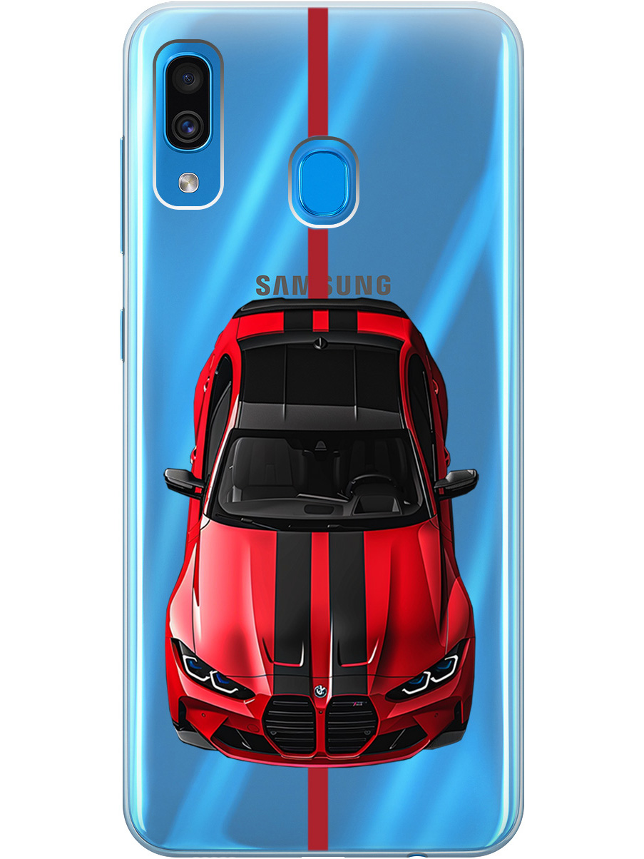 Силиконовый чехол на Samsung Galaxy A20/A30 с принтом "Красный БМВ", Прозрачный;голубой, 720772151
Силиконовый чехол на Samsung Galaxy A20/A30 с принтом "Красный БМВ", Прозрачный;голубой, 720772151