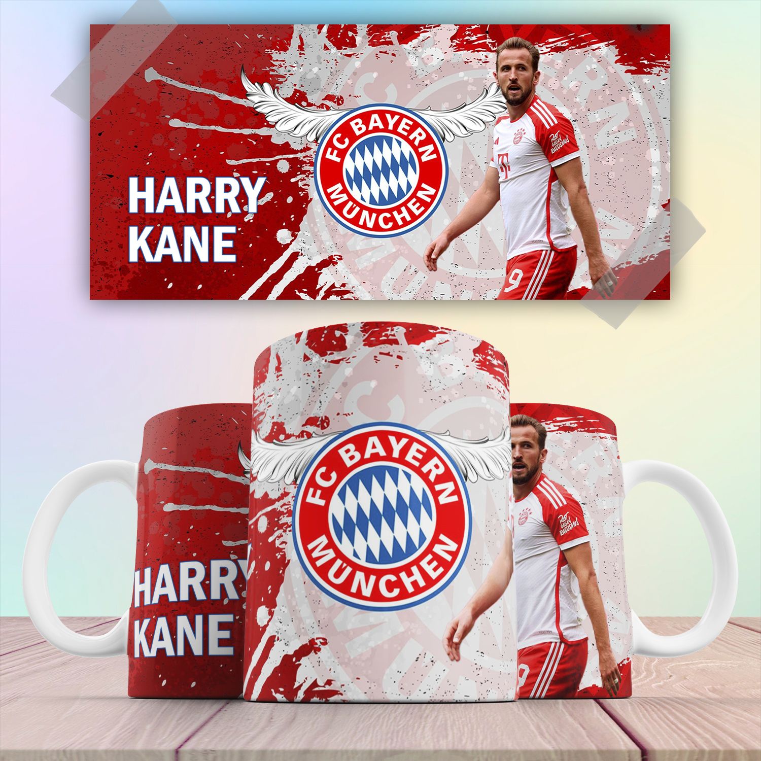 Кружка футболист Гарри Кейн Harry Kane Бавария 330 мл, Кружка футболист Гарри Кейн Harry Kane Бавария Bayern Mnchen FC 330 мл
Кружка футболист Гарри Кейн Harry Kane Бавария 330 мл, Кружка футболист Гарри Кейн Harry Kane Бавария Bayern Mnchen FC 330 мл