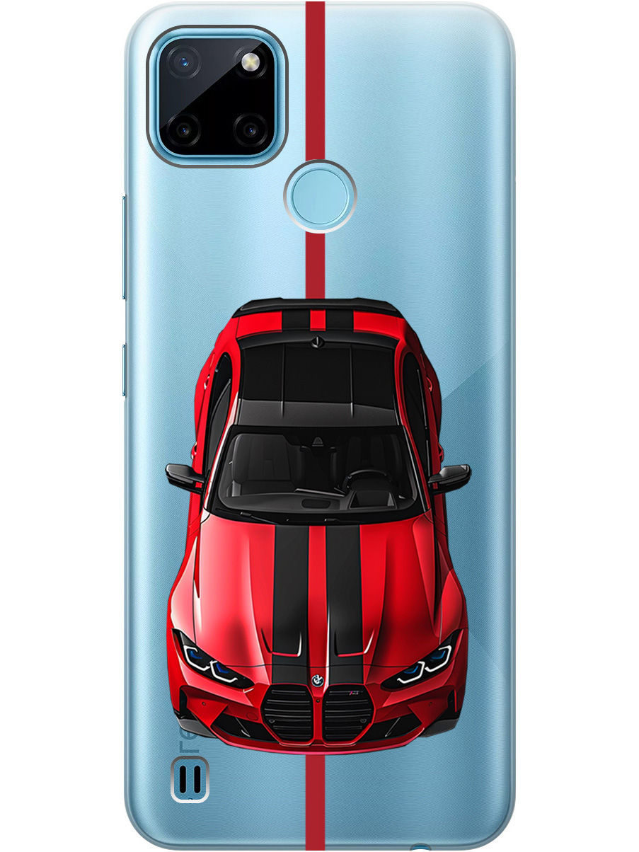 Силиконовый чехол на Realme C21Y с принтом "Красный БМВ", Прозрачный;голубой, 735001151
Силиконовый чехол на Realme C21Y с принтом "Красный БМВ", Прозрачный;голубой, 735001151