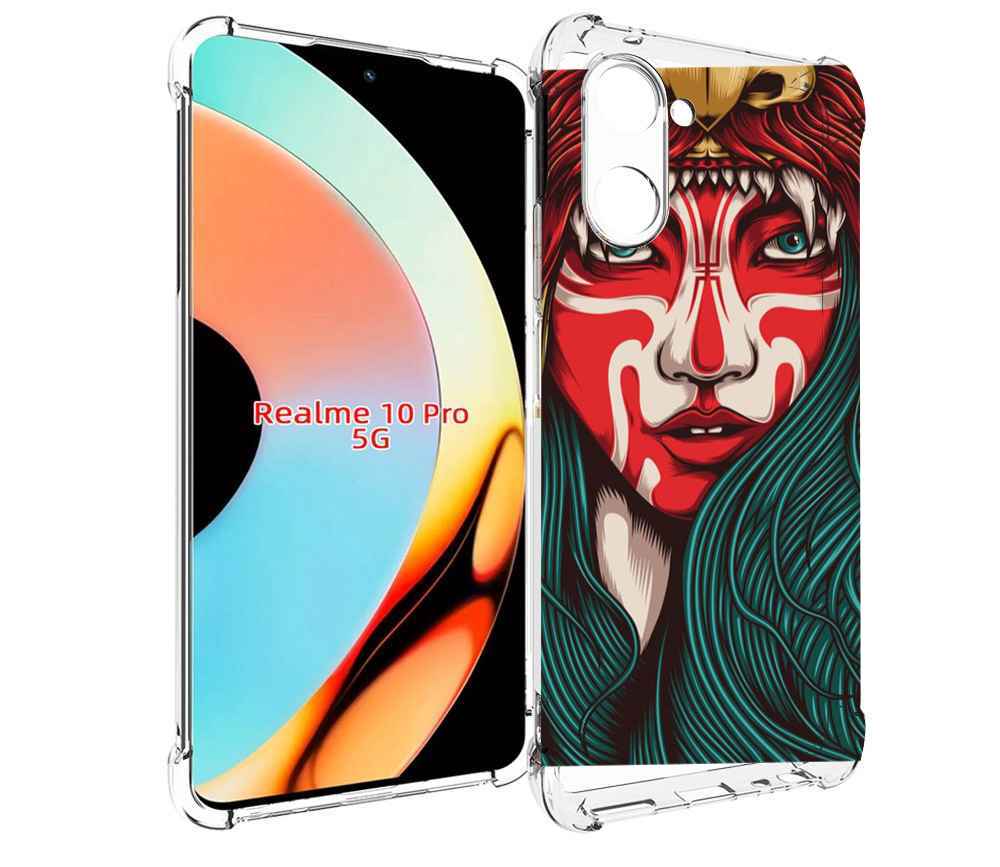 Чехол бампер MyPads девушка-в-маскировке для Realme 10 Pro проти..., Прозрачный, Tocco
Чехол бампер MyPads девушка-в-маскировке для Realme 10 Pro проти..., Прозрачный, Tocco