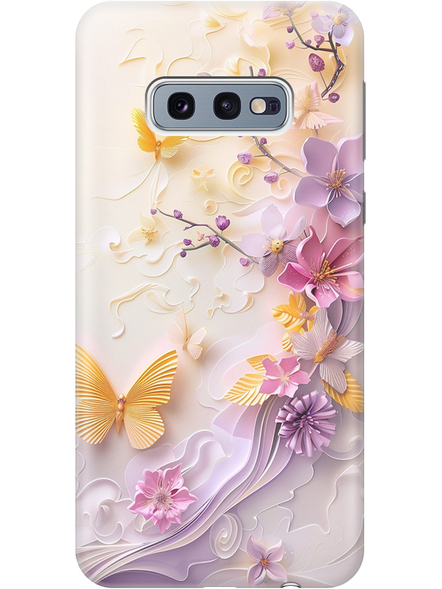 Силиконовый чехол на Samsung Galaxy S10e с принтом "Оранжевые бабочки", Прозрачный;белый;оранжевый;фиолетовый, 720461223
Силиконовый чехол на Samsung Galaxy S10e с принтом "Оранжевые бабочки", Прозрачный;белый;оранжевый;фиолетовый, 720461223