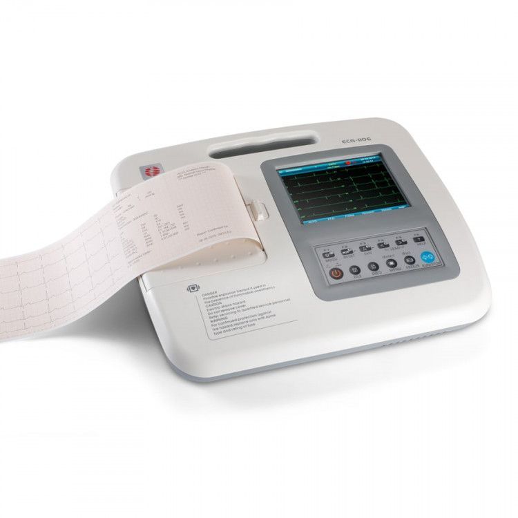 Электрокардиограф Carewell ECG-1106L
Электрокардиограф Carewell ECG-1106L