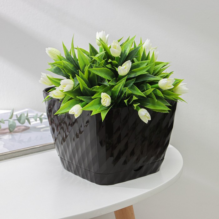 Цветочный горшок с поддоном классика 4422028 2 л шоколадный 1 шт., Коричневый, С поддоном классика
Цветочный горшок с поддоном классика 4422028 2 л шоколадный 1 шт., Коричневый, С поддоном классика