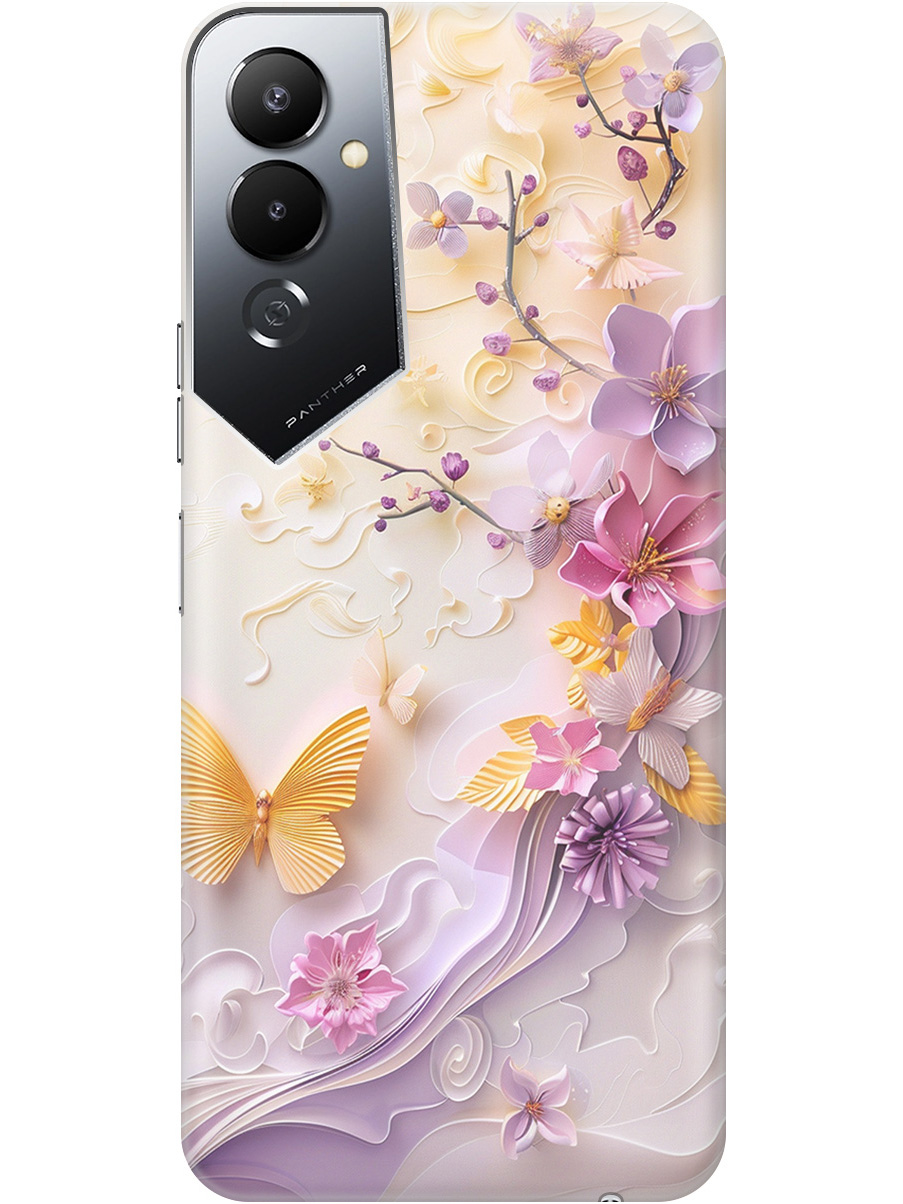 Силиконовый чехол на Tecno Pova 4 с принтом "Оранжевые бабочки", Прозрачный;белый;оранжевый;фиолетовый, 762091423
Силиконовый чехол на Tecno Pova 4 с принтом "Оранжевые бабочки", Прозрачный;белый;оранжевый;фиолетовый, 762091423