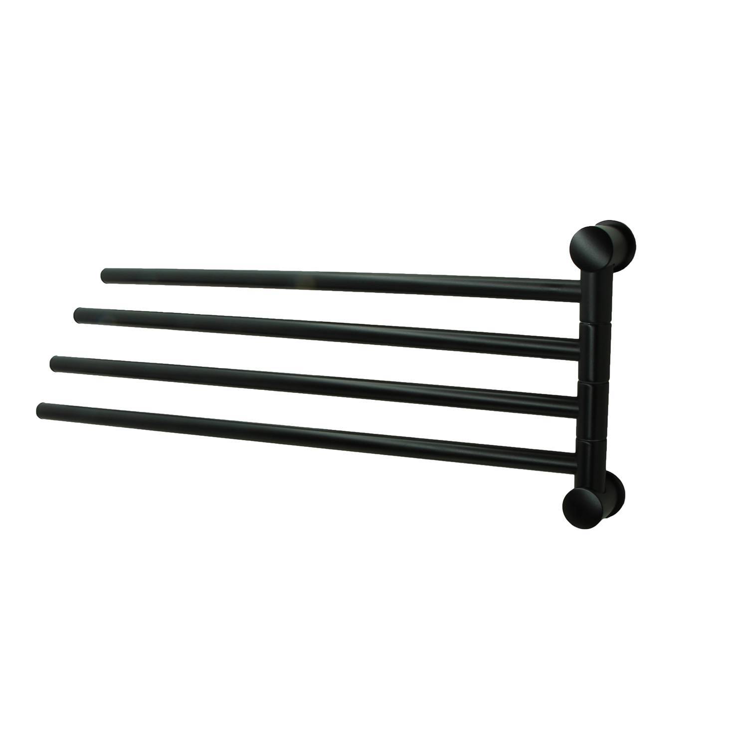 фото Держатель полотенец 4-е рога wasserkraft k-1034black