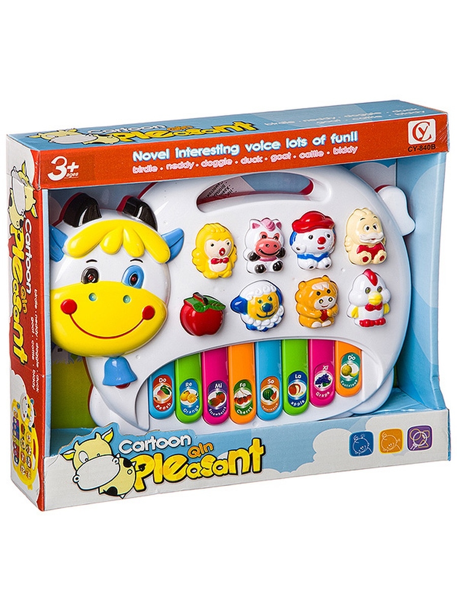 Игрушка пластмассовая музыкальная, зоо синтезатор, BOX 33x22x5 см, Б79565-dg
Игрушка пластмассовая музыкальная, зоо синтезатор, BOX 33x22x5 см, Б79565-dg