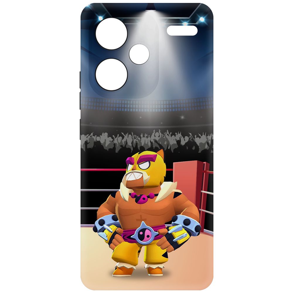 Чехол-накладка Krutoff Soft Case Brawl Stars - Эль Тигро для Xiaomi Redmi Note 13 Pro+ 5G, Черный
Чехол-накладка Krutoff Soft Case Brawl Stars - Эль Тигро для Xiaomi Redmi Note 13 Pro+ 5G, Черный