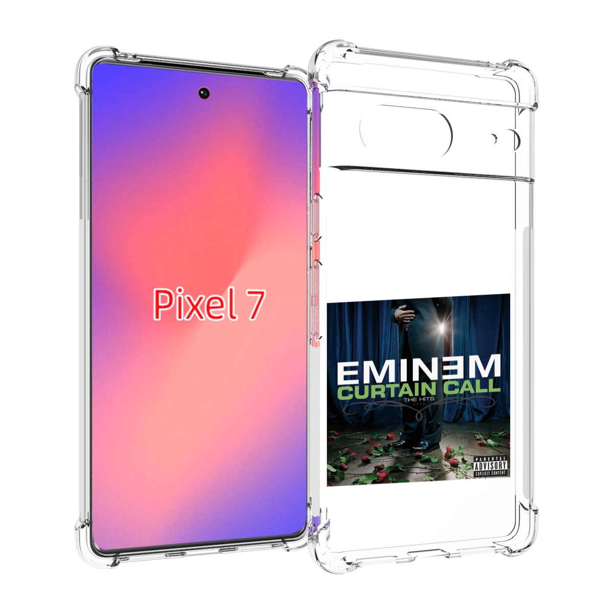 Чехол Mypads Eminem Curtain Call, The Hits Для Google Pixel 7, Прозрачный, Tocco
Чехол Mypads Eminem Curtain Call, The Hits Для Google Pixel 7, Прозрачный, Tocco