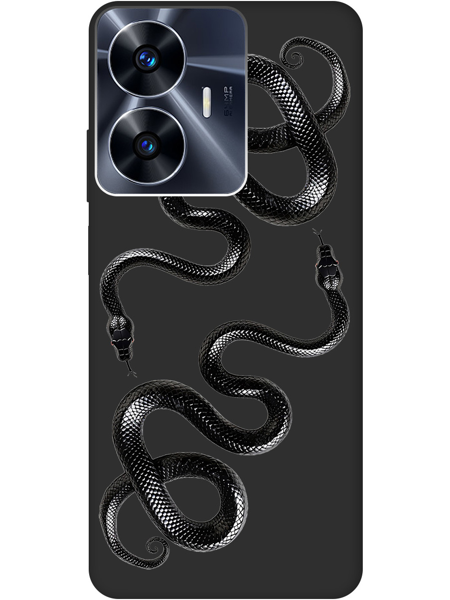 Силиконовый чехол на Realme C55 с принтом "Черные мамбы" матовый черный, 768742713
Силиконовый чехол на Realme C55 с принтом "Черные мамбы" матовый черный, 768742713
