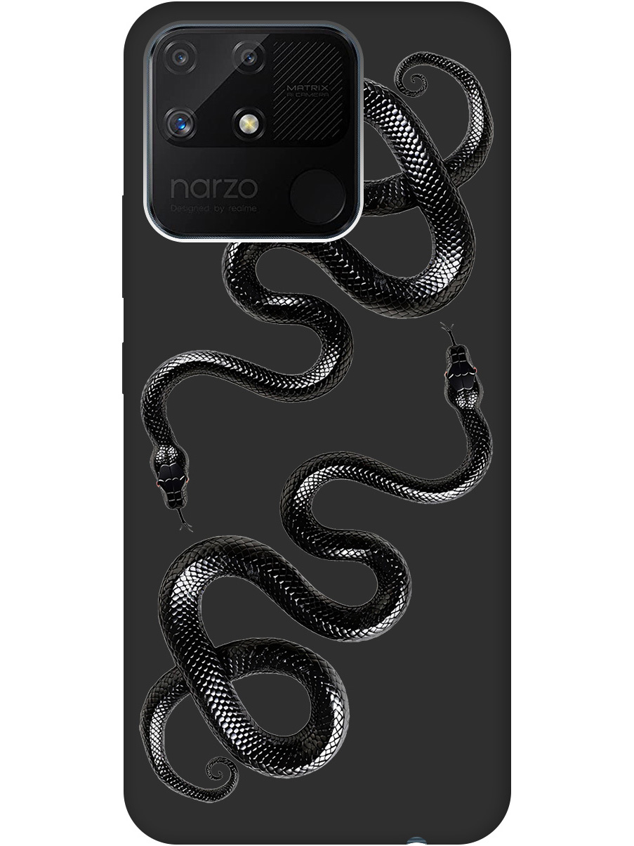 Силиконовый чехол на Realme narzo 50A с принтом "Черные мамбы" матовый черный, 740189913
Силиконовый чехол на Realme narzo 50A с принтом "Черные мамбы" матовый черный, 740189913