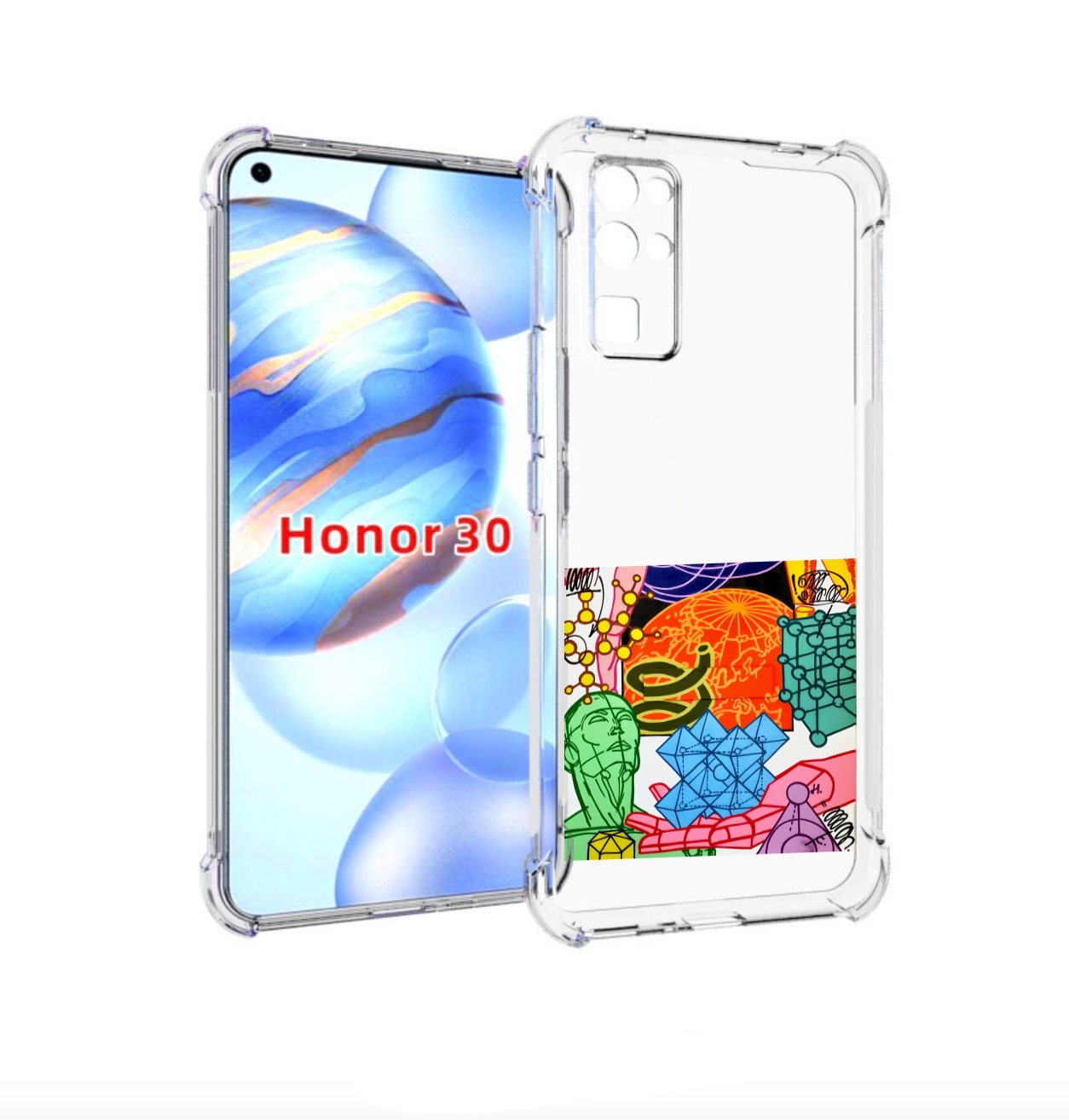 Чехол бампер MyPads физика-химия для Honor 30 (BMH-AN10) противо, Прозрачный, Tocco
Чехол бампер MyPads физика-химия для Honor 30 (BMH-AN10) противо, Прозрачный, Tocco