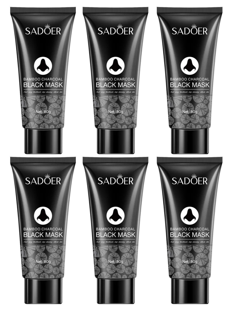 Комплект Sadoer Маска-пленка для лица от черных точек с бамбуковым углем 60 г 6 шт, с бамбуковым углем
Комплект Sadoer Маска-пленка для лица от черных точек с бамбуковым углем 60 г 6 шт, с бамбуковым углем