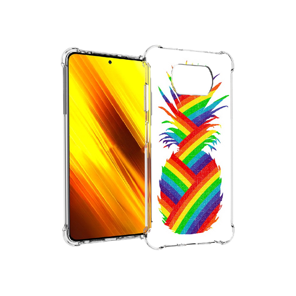Чехол MyPads Tocco для Xiaomi Poco X3 радужный ананас (PT154881.262.566), Прозрачный, Tocco
Чехол MyPads Tocco для Xiaomi Poco X3 радужный ананас (PT154881.262.566), Прозрачный, Tocco