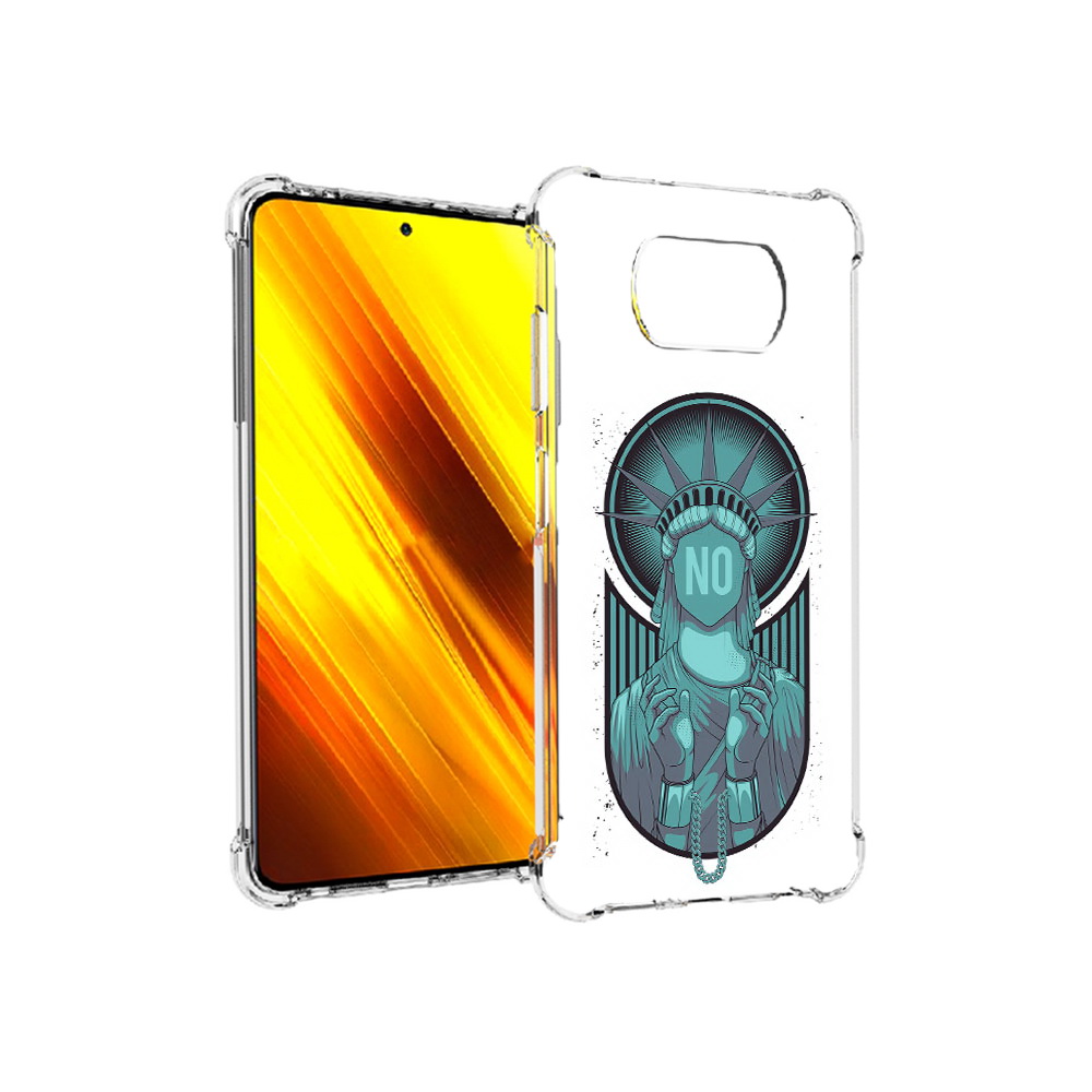 Чехол MyPads Tocco для Xiaomi Poco X3 статуя свободы зеленый (PT154881.262.623), Прозрачный, Tocco
Чехол MyPads Tocco для Xiaomi Poco X3 статуя свободы зеленый (PT154881.262.623), Прозрачный, Tocco