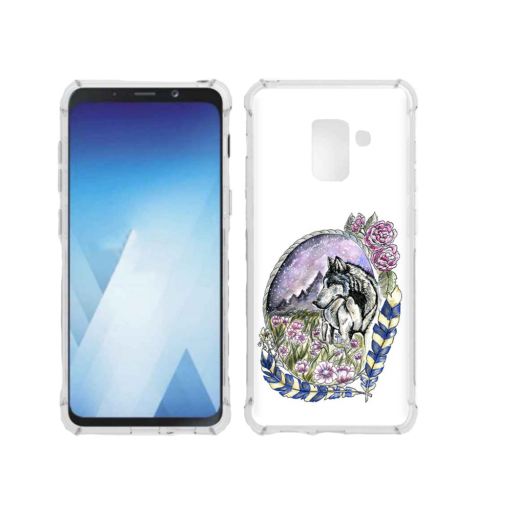 Чехол MyPads Tocco для Samsung Galaxy A5 (2018) нарисованный волк в цветах с перьями, Прозрачный, Tocco
Чехол MyPads Tocco для Samsung Galaxy A5 (2018) нарисованный волк в цветах с перьями, Прозрачный, Tocco