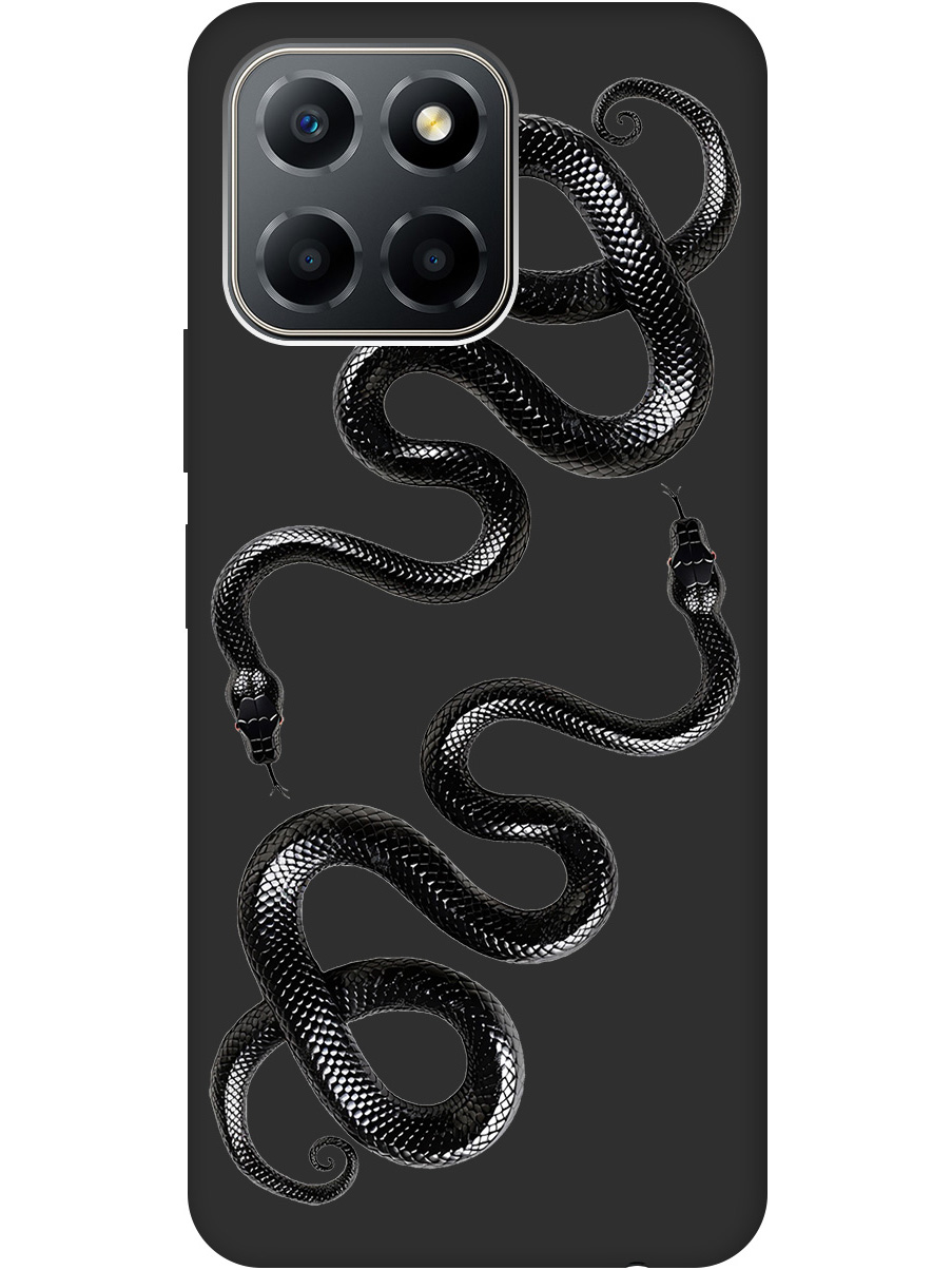 Силиконовый чехол на Honor X6 / X8 5G с принтом "Черные мамбы" матовый черный, 762092213
Силиконовый чехол на Honor X6 / X8 5G с принтом "Черные мамбы" матовый черный, 762092213