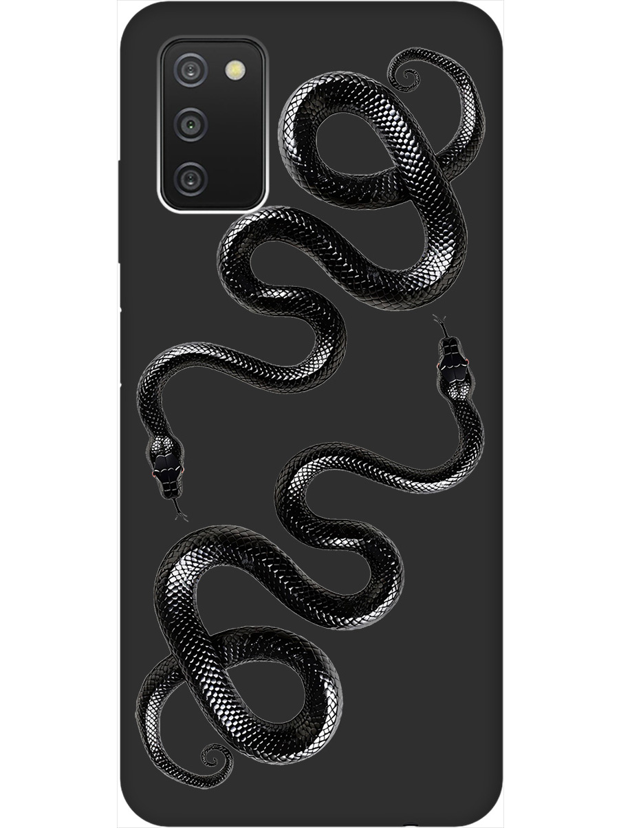 Силиконовый чехол на Samsung Galaxy A03s с принтом "Черные мамбы" матовый черный, 732241113
Силиконовый чехол на Samsung Galaxy A03s с принтом "Черные мамбы" матовый черный, 732241113