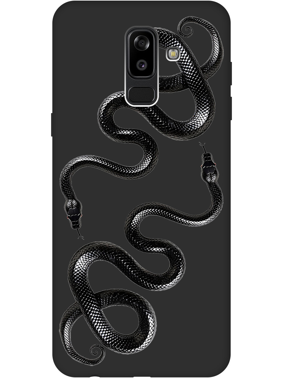Силиконовый чехол на Samsung Galaxy J8 с принтом "Черные мамбы" матовый черный, 718586813
Силиконовый чехол на Samsung Galaxy J8 с принтом "Черные мамбы" матовый черный, 718586813