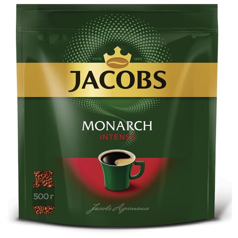 Кофе растворимый JACOBS MONARCH "Intense", сублимированный, 500г, мягкая упаковка, 8052114
Кофе растворимый JACOBS MONARCH "Intense", сублимированный, 500г, мягкая упаковка, 8052114