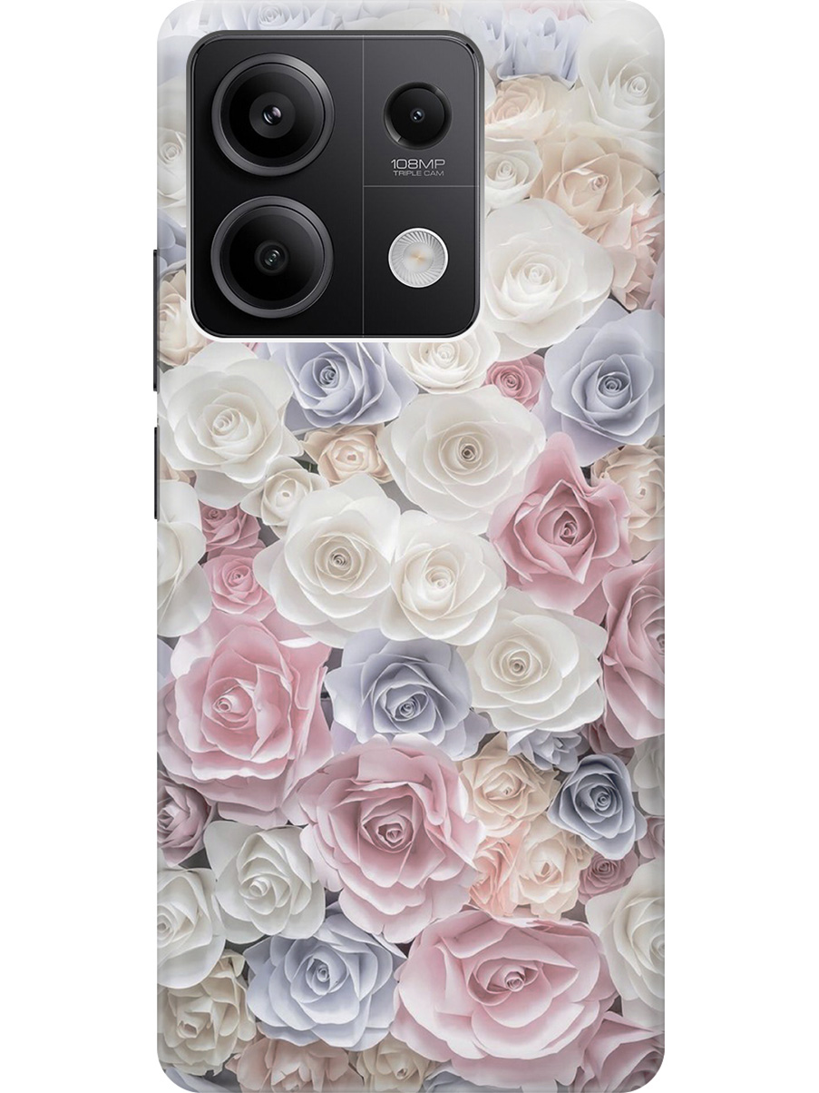 Силиконовый чехол на Xiaomi Redmi Note 13 5g с рисунком "Пастельные розы", Белый;розовый;серый, 20012075
Силиконовый чехол на Xiaomi Redmi Note 13 5g с рисунком "Пастельные розы", Белый;розовый;серый, 20012075