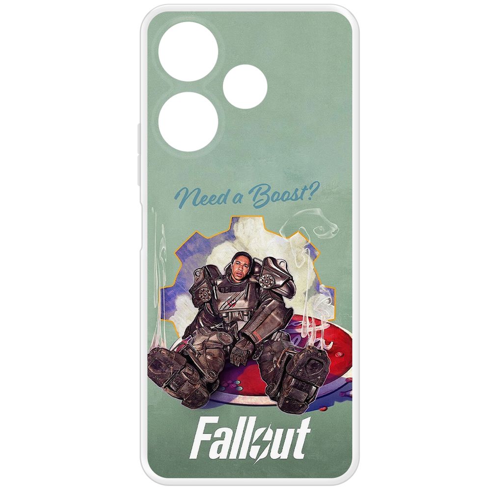 Чехол-накладка Krutoff Clear Case Фоллаут (Fallout)-Нужно ускорение для Xiaomi Poco M6 4G, Прозрачный
Чехол-накладка Krutoff Clear Case Фоллаут (Fallout)-Нужно ускорение для Xiaomi Poco M6 4G, Прозрачный
