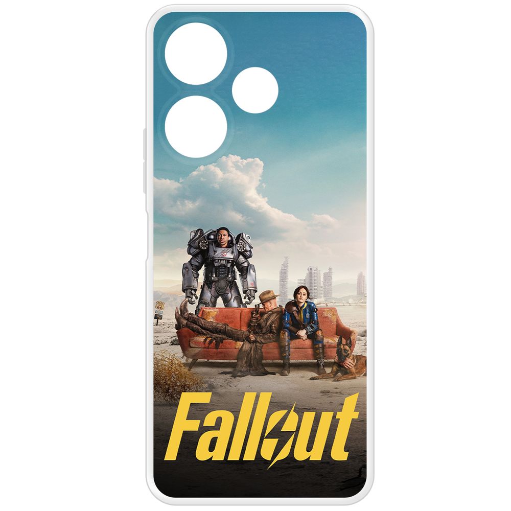 Чехол-накладка Krutoff Clear Case Фоллаут (Fallout) - Постер для Xiaomi Poco M6 4G, Прозрачный
Чехол-накладка Krutoff Clear Case Фоллаут (Fallout) - Постер для Xiaomi Poco M6 4G, Прозрачный