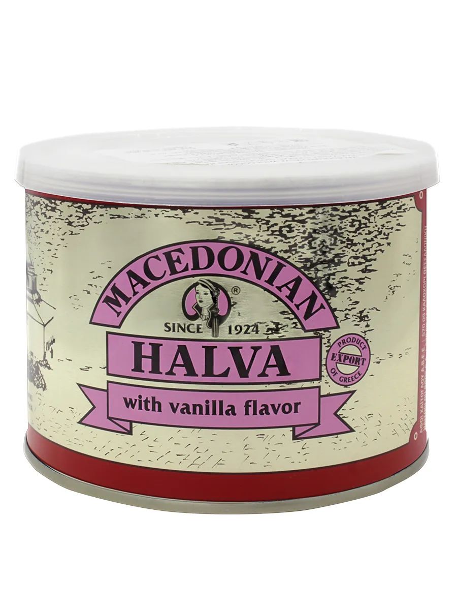Македонская кунжутная халва с ванилью Macedonian Halva, ж/б, Греция, 500 г
Македонская кунжутная халва с ванилью Macedonian Halva, ж/б, Греция, 500 г