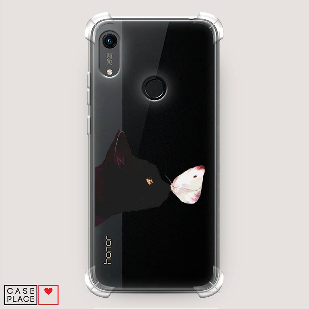 Чехол Awog на Huawei Y6s "Черный кот и бабочка", Разноцветный, 611551-1 
Чехол Awog на Huawei Y6s "Черный кот и бабочка", Разноцветный, 611551-1