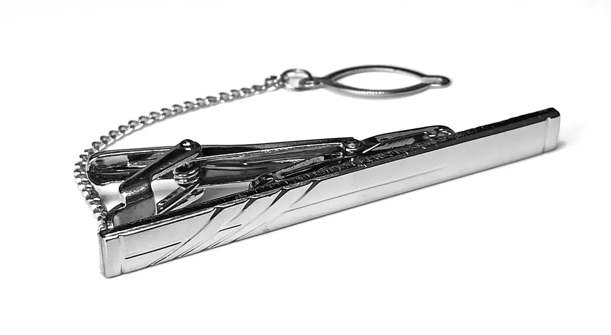 фото Зажим для галстука 2beman tc094 серебристый