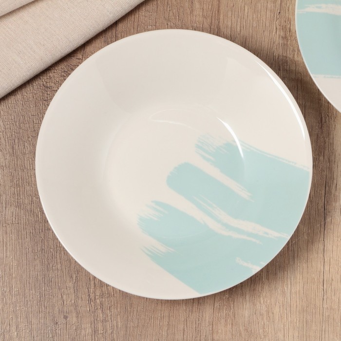 Тарелка Dolce Ceramo. «Акварель» 9047688, 20.5 см, керамическая Глубокая 550 мл, белый, Акварель
Тарелка Dolce Ceramo. «Акварель» 9047688, 20.5 см, керамическая Глубокая 550 мл, белый, Акварель