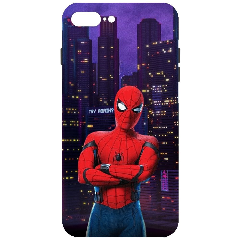 Чехол-накладка Krutoff Soft Case Человек-Паук. На крыше для iPhone 7 Plus/8 Plus черный
Чехол-накладка Krutoff Soft Case Человек-Паук. На крыше для iPhone 7 Plus/8 Plus черный