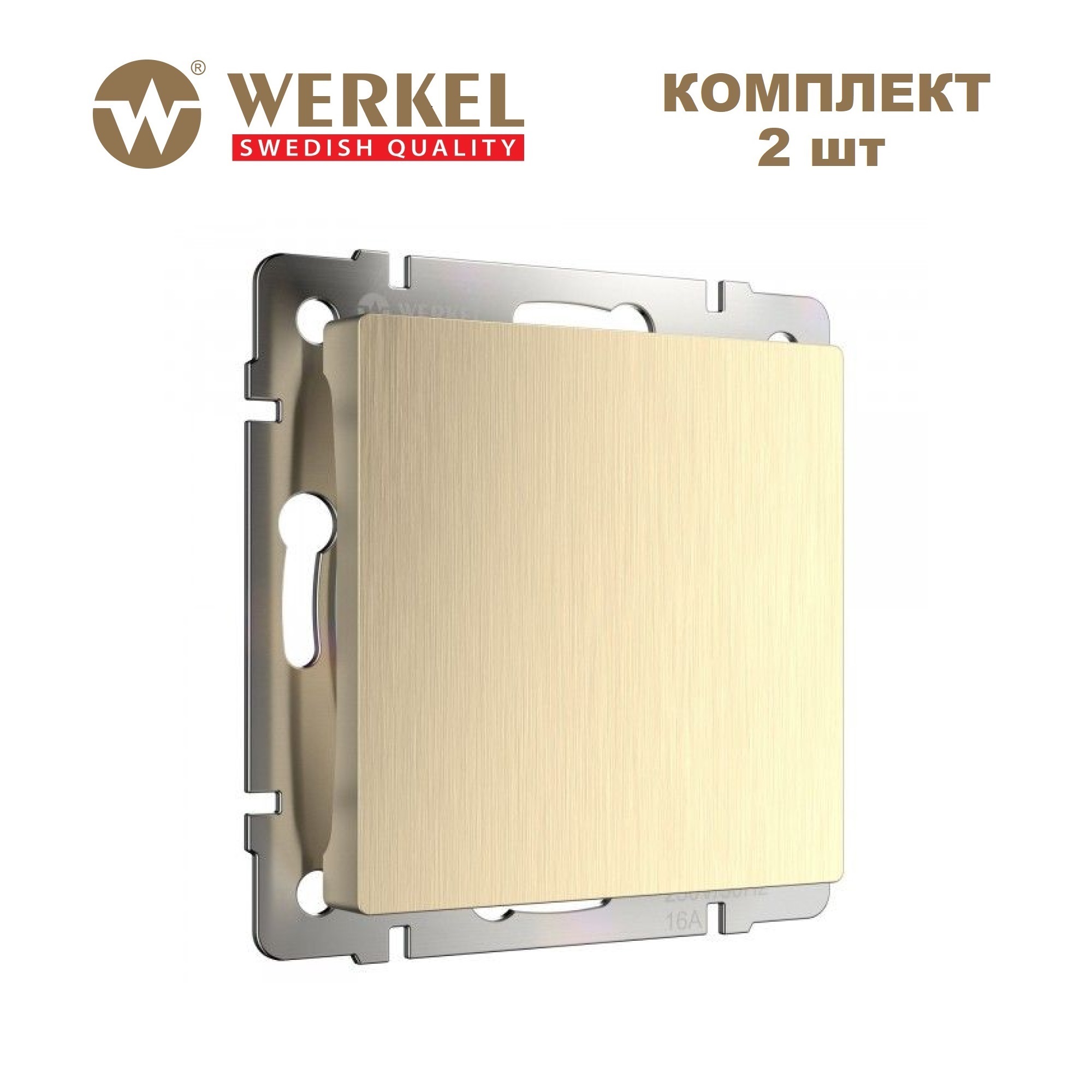 Комплект встраиваемых заглушек из 2 штук Werkel W1159210 шампань рифленый, Золотистый, встраиваемая заглушка
Комплект встраиваемых заглушек из 2 штук Werkel W1159210 шампань рифленый, Золотистый, встраиваемая заглушка