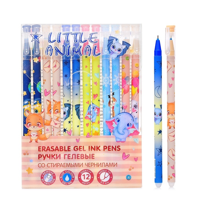 Ручка Mazari стираемые Little Animal, 12 шт, синие, пишущий узел 0,5 мм, стираемые Little Animal, 12 шт, синие, пишущий узел 0,5 мм
Ручка Mazari стираемые Little Animal, 12 шт, синие, пишущий узел 0,5 мм, стираемые Little Animal, 12 шт, синие, пишущий узел 0,5 мм