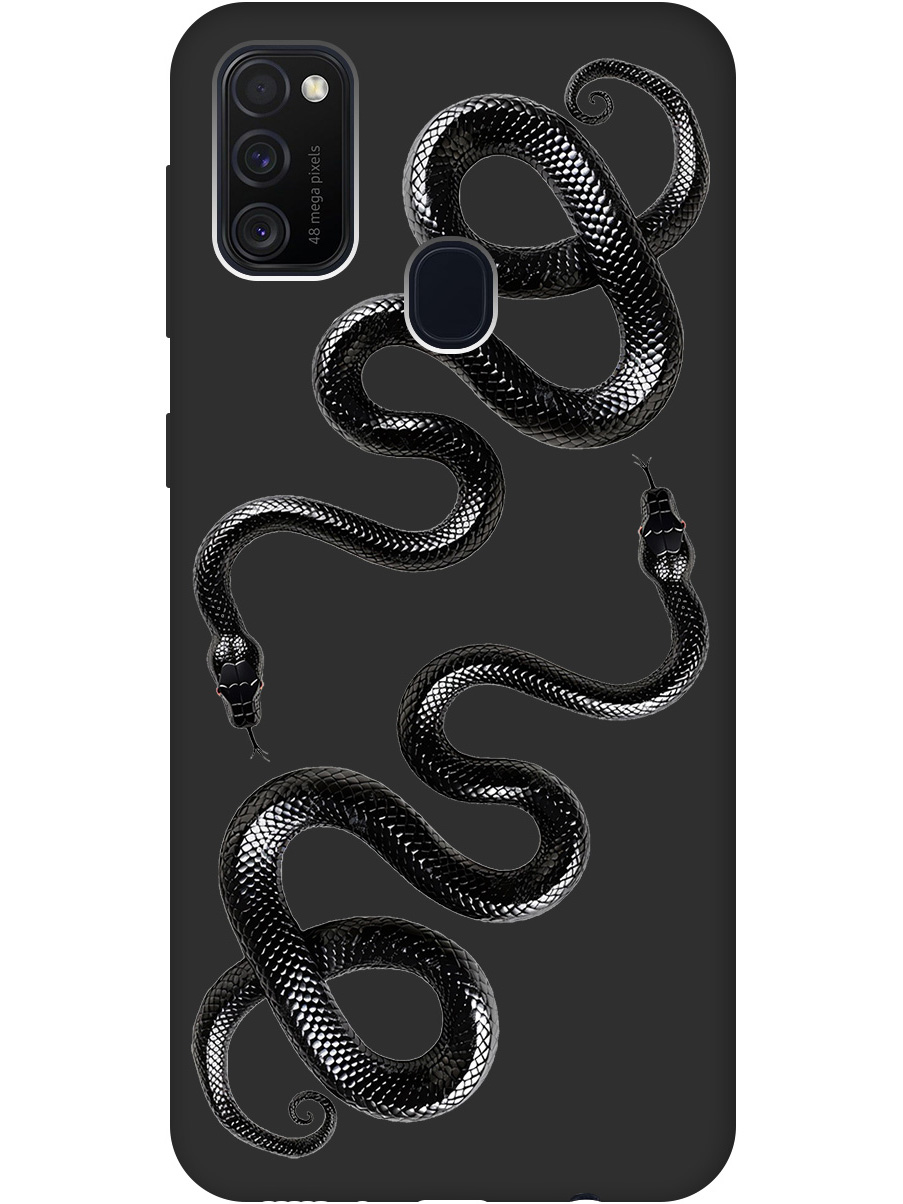 Силиконовый чехол на Samsung Galaxy M21 / M30s с принтом "Черные мамбы" матовый черный, 723067613
Силиконовый чехол на Samsung Galaxy M21 / M30s с принтом "Черные мамбы" матовый черный, 723067613