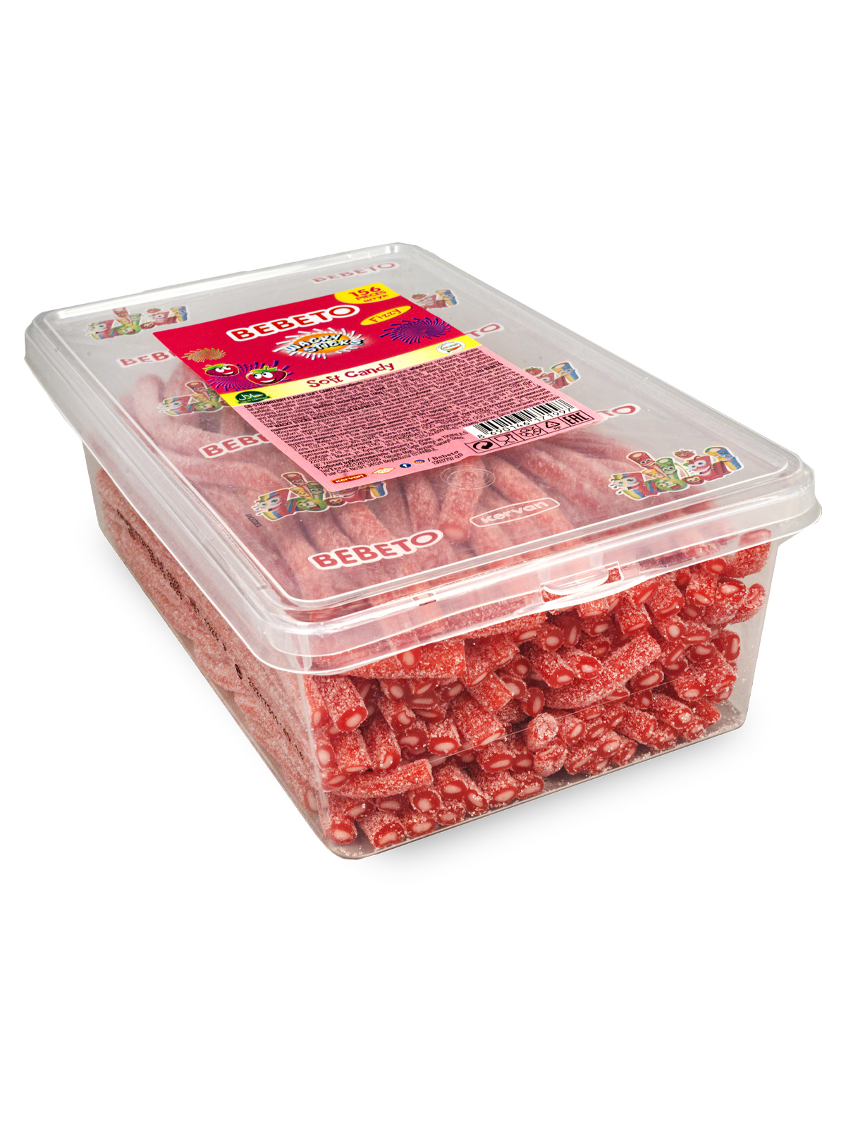 Мармелад жевательный BEBETO Wacky Sticks Fizzy вкус клубники в обсыпке 1,326кг, Мармелад жевательный Bebeto Wacky Sticks Fizzy вкус клубники в кисло-сладкой обсыпке 1,326кг
Мармелад жевательный BEBETO Wacky Sticks Fizzy вкус клубники в обсыпке 1,326кг, Мармелад жевательный Bebeto Wacky Sticks Fizzy вкус клубники в кисло-сладкой обсыпке 1,326кг