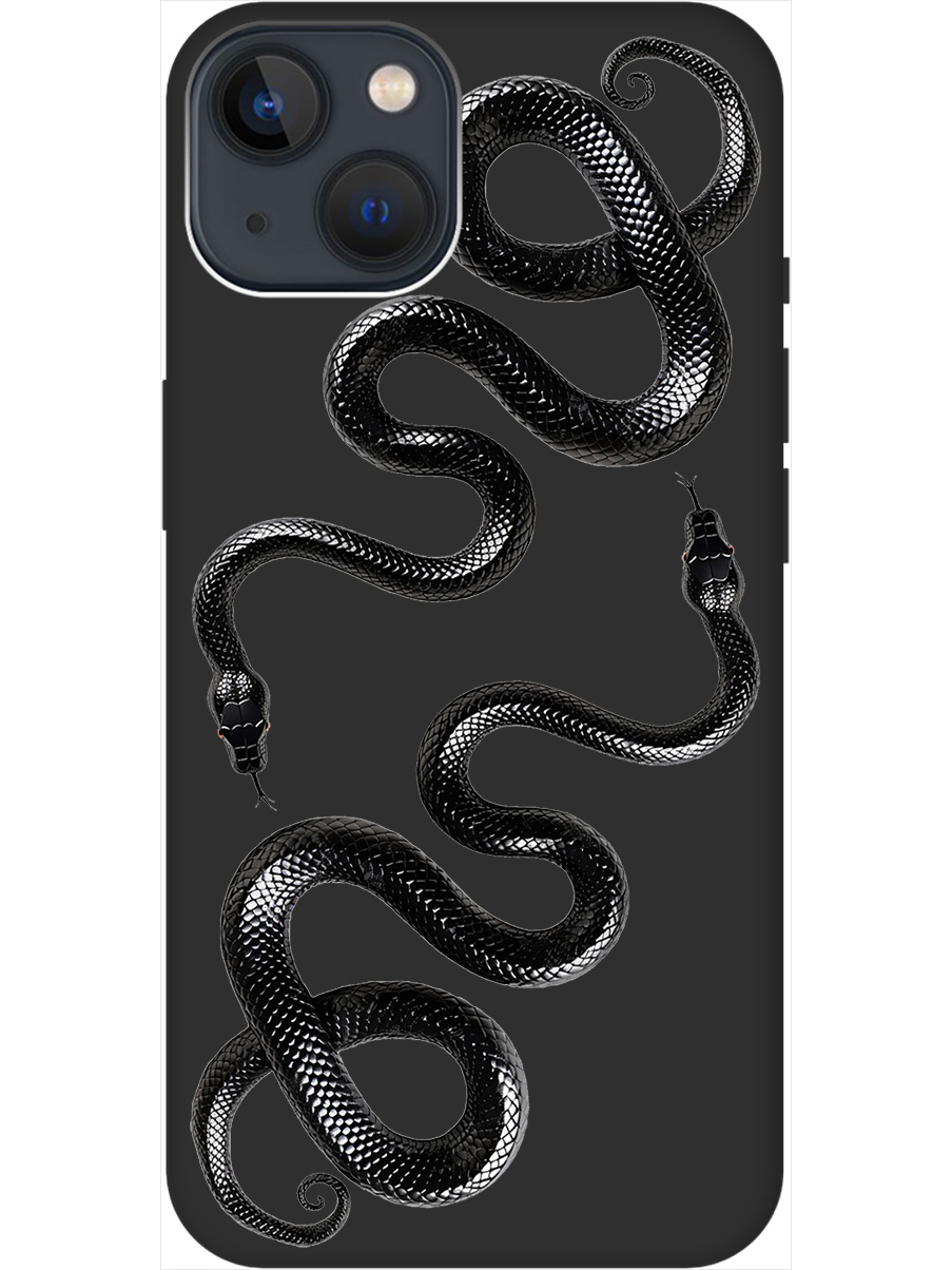 Силиконовый чехол на Apple iPhone 14 с принтом "Черные мамбы" матовый черный, 745400513
Силиконовый чехол на Apple iPhone 14 с принтом "Черные мамбы" матовый черный, 745400513
