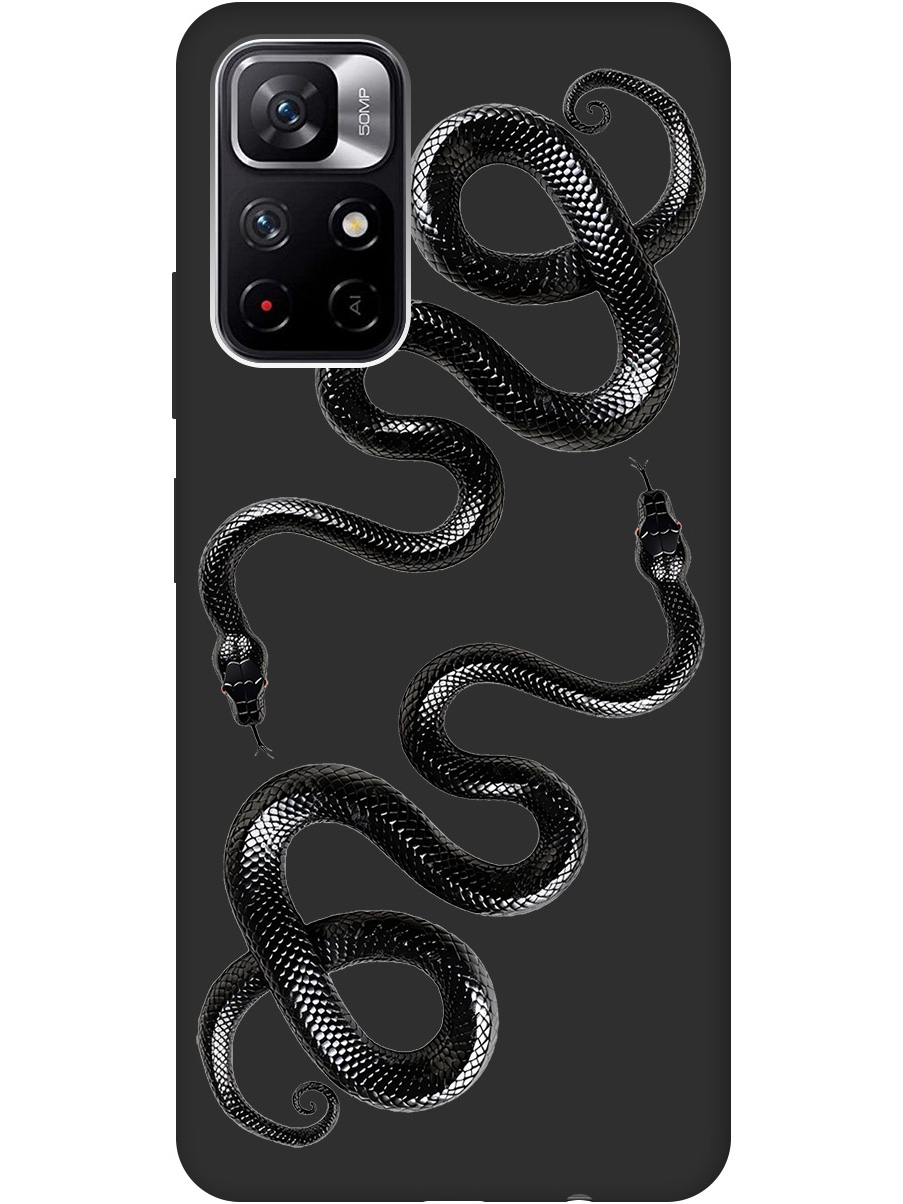 Силиконовый чехол на Xiaomi Poco M4 Pro 5G с принтом "Черные мамбы" матовый черный, 734580713
Силиконовый чехол на Xiaomi Poco M4 Pro 5G с принтом "Черные мамбы" матовый черный, 734580713