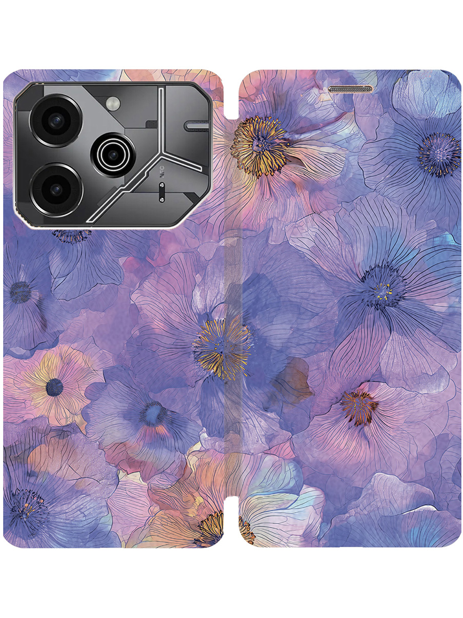 Чехол-книжка на Tecno Pova 6 Pro с принтом "Фиолетовые маки" золотой, Золотистый;фиолетовый, 781971023
Чехол-книжка на Tecno Pova 6 Pro с принтом "Фиолетовые маки" золотой, Золотистый;фиолетовый, 781971023