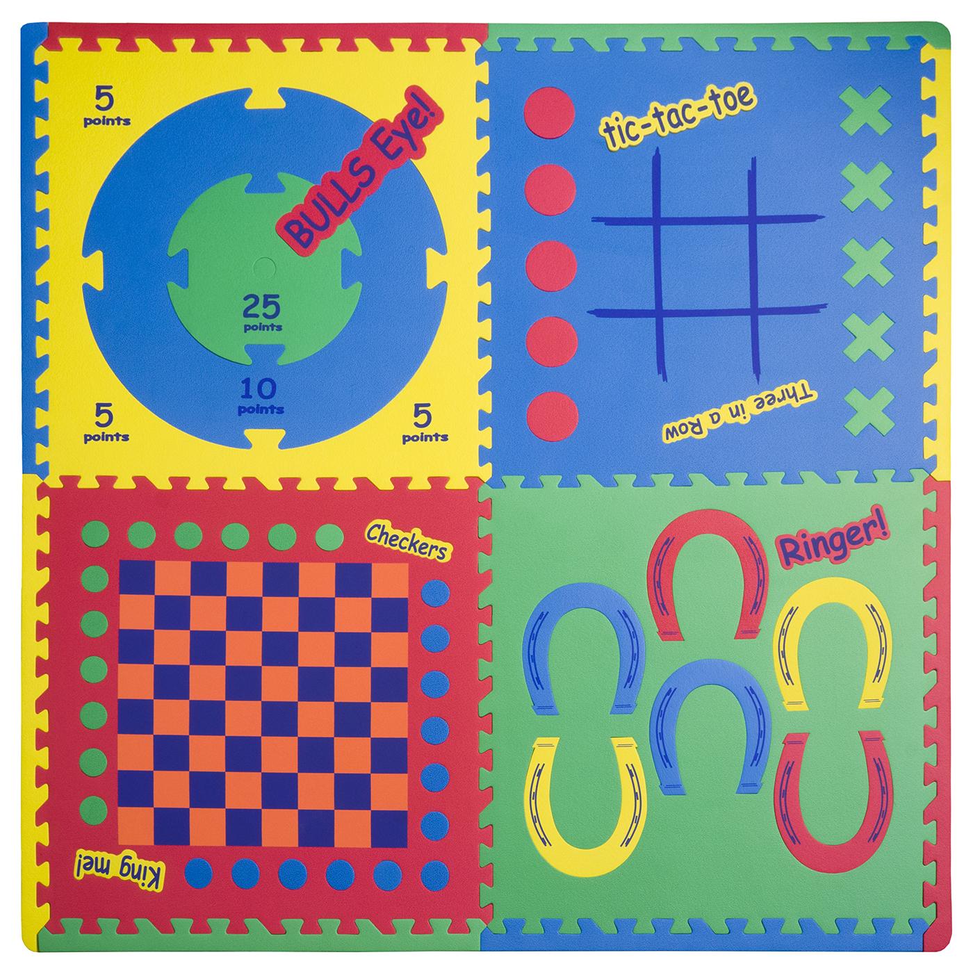 фото Коврик-пазл 24" funkids "игровой центр 4 в 1", серия nt, толщина 15 мм, 4 плиты