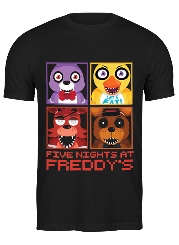 Футболка мужская Printio Пять ночей у фредди (five nights at freddy’s) черная L, Черный, Пять ночей у фредди (five nights at freddy’s)
Футболка мужская Printio Пять ночей у фредди (five nights at freddy’s) черная L, Черный, Пять ночей у фредди (five nights at freddy’s)